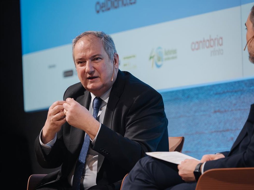 El ministro de Industria y Turismo, Jordi Hereu, durante el IV foro Todo un país de turismo, organizado en Madrid por eldiario.Es.