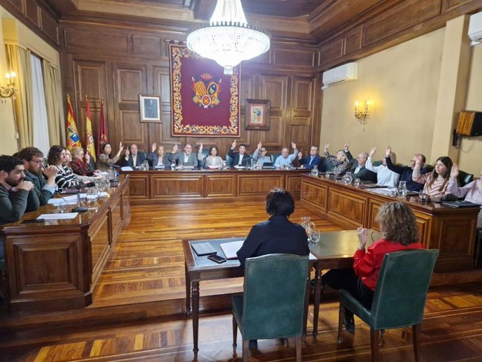 Pleno del Ayuntamiento de Teruel.