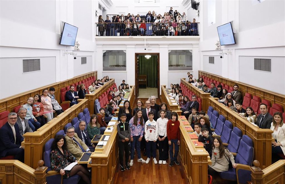 Pleno de Aldeas Infantiles en las Cortes de Castilla-La Mancha