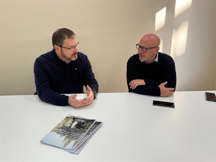El presidente de la OCB, Antoni Llabrés, y el secretario general de CCOO Baleares, José Luis García.