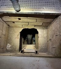 La Guardia Civil inspecciona el 'narcotúnel' de Ceuta con 50 metros de galerías y 40 centímetros de ancho