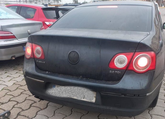 Taxi pirata interceptado en Algeciras.