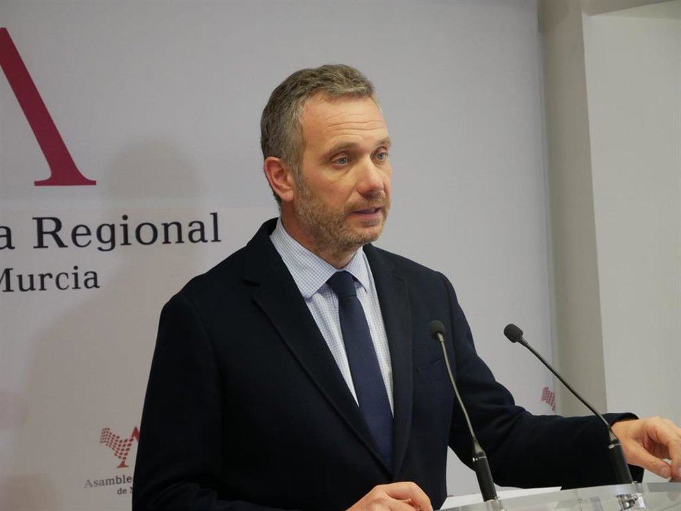 El portavoz del Partido Popular en la Asamblea Regional, Joaquín Segado