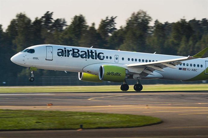 Avión de AirBaltic.