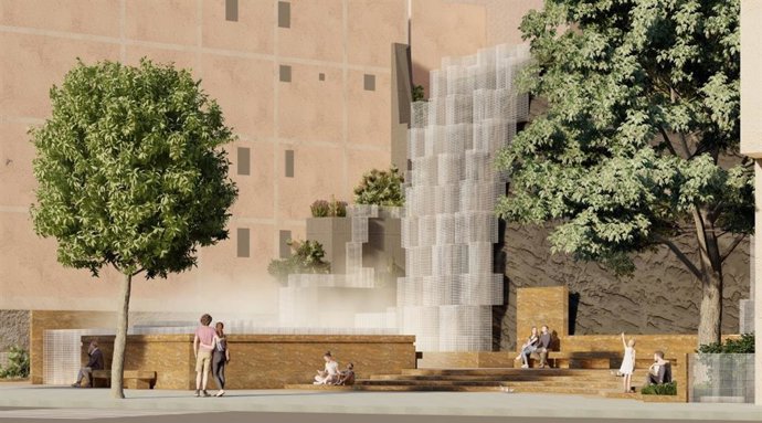 Infografía de la propuesta ganadora para el solar de Sendeja en Bilbao