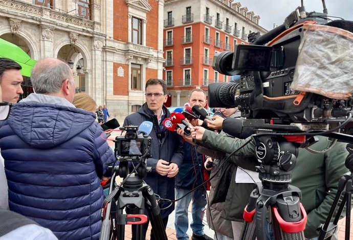El portavoz del Grupo Municipal Socialista en Valladolid, Pedro Herrero.
