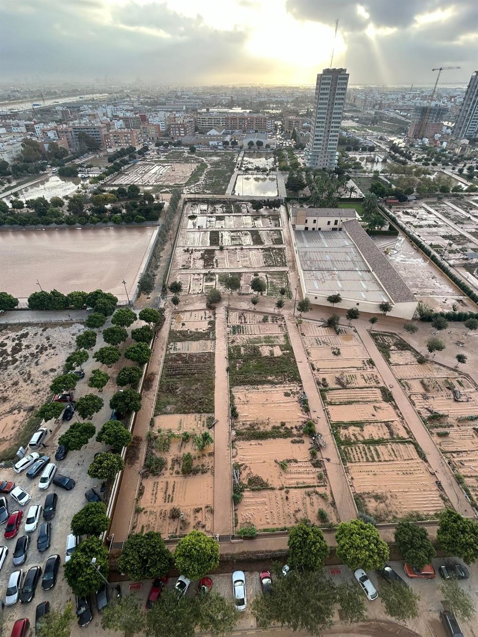 Archivo - Daños causados por la DANA en el barrio de La Torre de Valncia