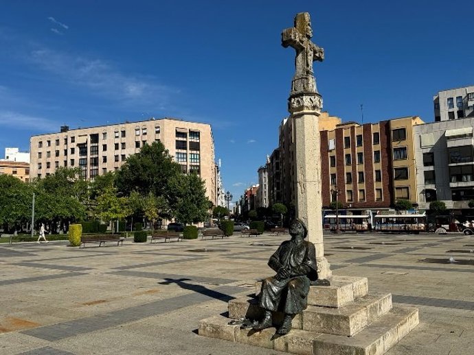 Camino de Santiago a su paso por León.