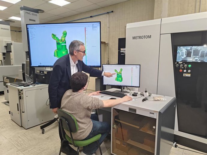 Tomografía computarizada estrenada en la Universidad de Zaragoza.