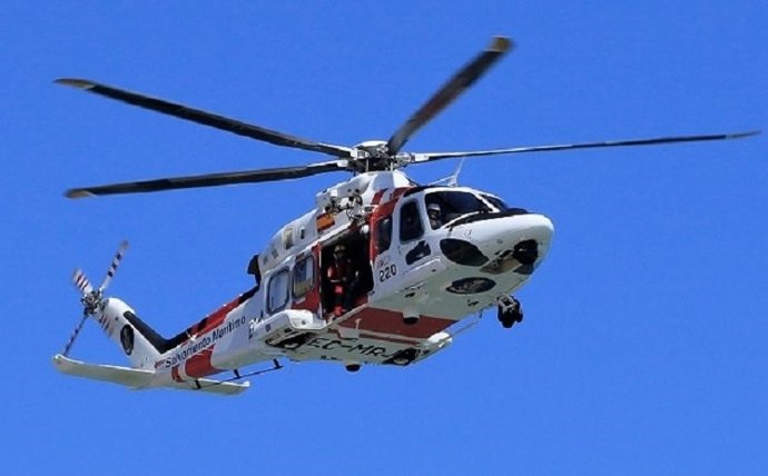 Helicóptero Helimer 220 de Salvamento Marítimo.