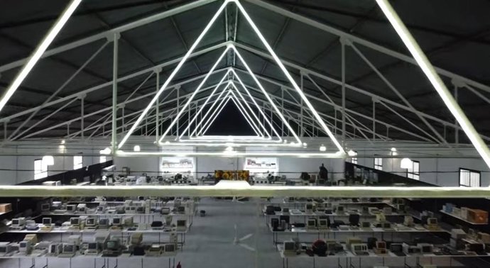 Imagen general del Museo de Historia de la Computación de Majadas de Tiétar (Cáceres)