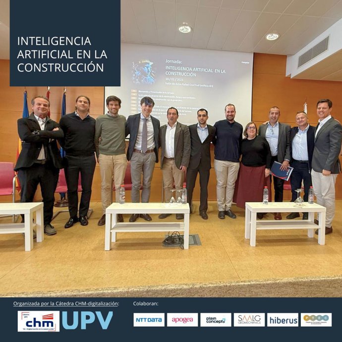 La Cátedra CHM “IA + Digitalización en la Construcción”, en colaboración con la Escuela Técnica Superior de Ingeniería de Caminos, Canales y Puertos, ha organizado la jornada "La Inteligencia Artificial en la Construcción"