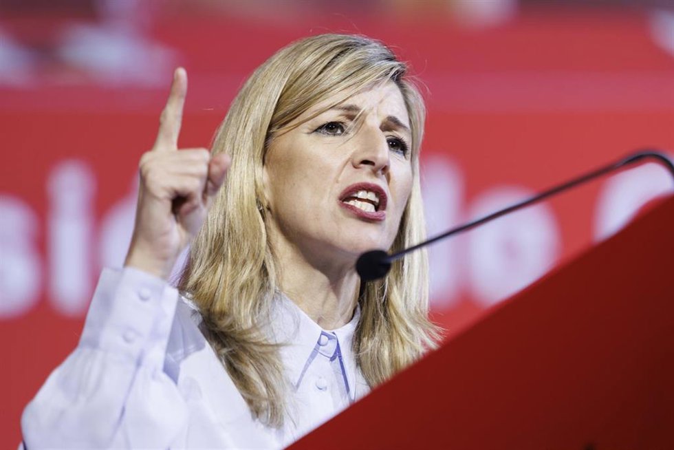 La vicepresidenta segunda y ministra de Trabajo y Empleo Social, Yolanda Díaz.