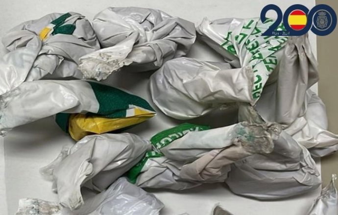 Material incautado en la operación.