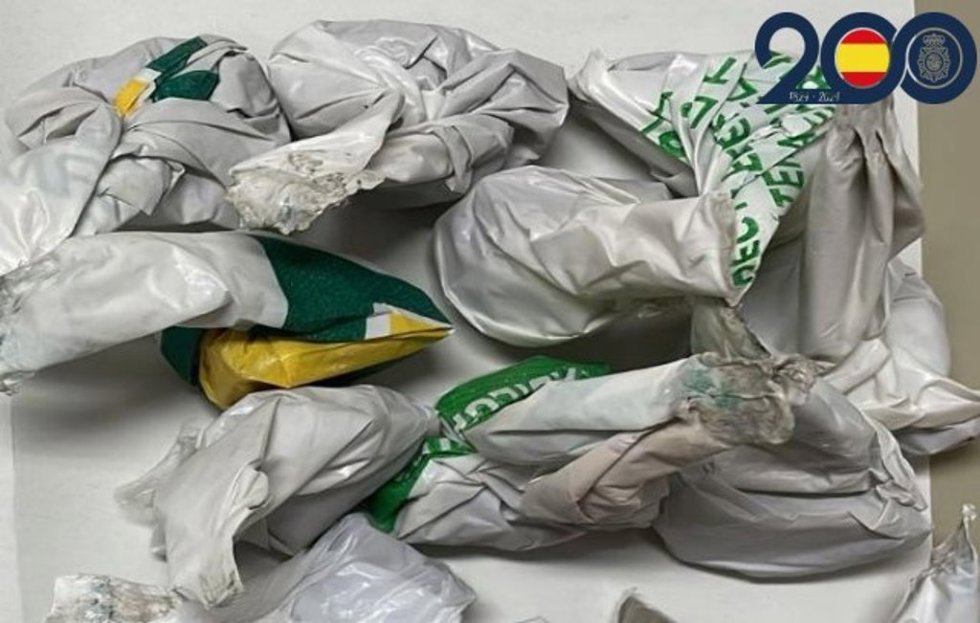Material incautado en la operación.