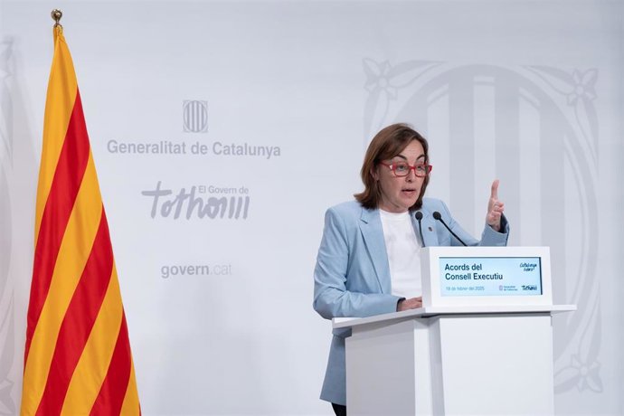 La portavoz del Govern de la Generalitat, Silvia Paneque