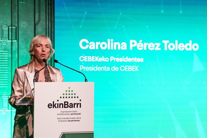 Archivo - La presidenta de Cebek, Carolina Pérez Toledo