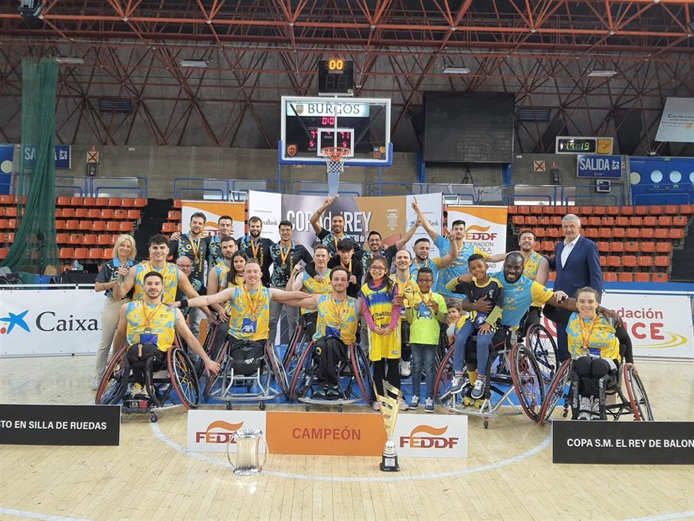 Archivo - CD Ilunion celebra la conquista de la Copa del Rey 2023-2024
