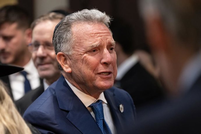26 de janeiro de 2025, Nova York, Nova York, Estados Unidos: O enviado especial do presidente Donald Trump para o Oriente Médio, Steve Witkoff, participa da inauguração da sinagoga Altneu em Nova York