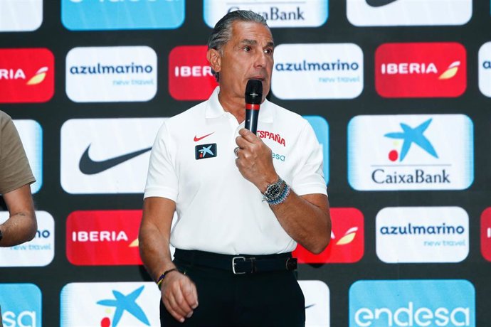 Archivo - Sergio Scariolo, seleccionador español de baloncesto masculino.