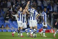La Real Sociedad avanza a octavos por Europa con una goleada al Midtjylland