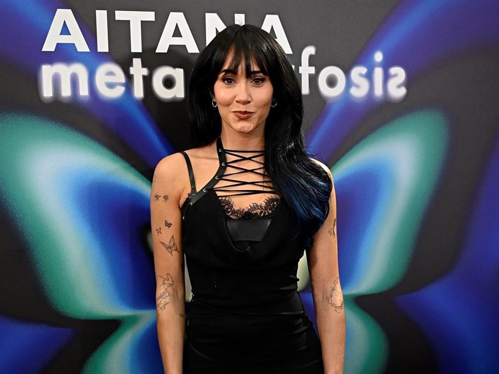 Aitana Ocaña durante el estreno de su nueva serie documental para Netflix