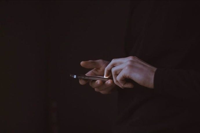 Un usuario con un 'smartphone'