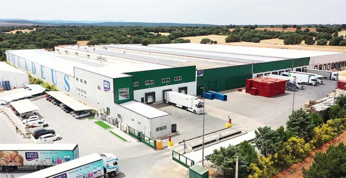 Vista aérea de las instalaciones de Aquadeus