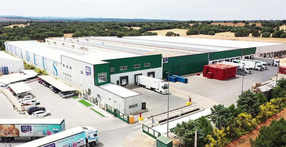 Vista aérea de las instalaciones de Aquadeus