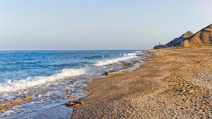 Playa de Macenas en Mojácar (Almería).