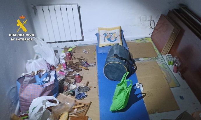 Efectos localizados tras la detención del individuo.