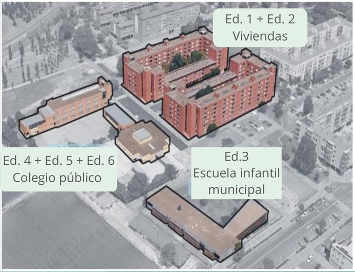 Plano de NeutralPath para crear en el Actur de Zaragoza el primer Distrito de Energía Limpia