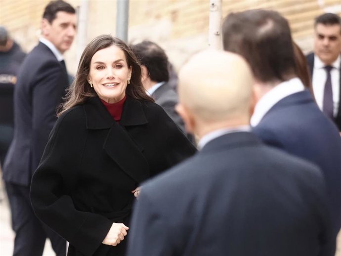 La Reina doña Letizia, este viernes en Tudela.