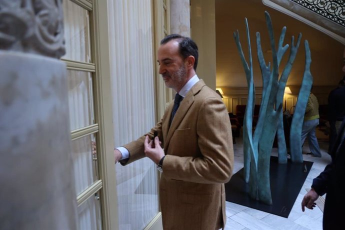 El presidente del Parlament, Gabriel Le Senne.