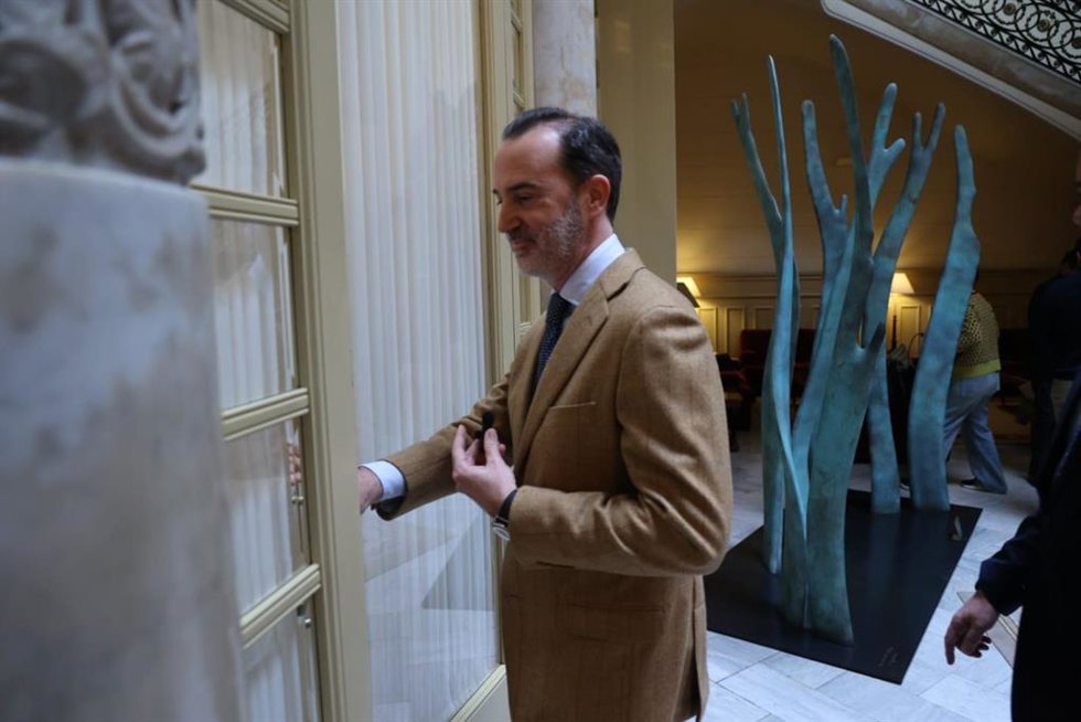 El presidente del Parlament, Gabriel Le Senne.