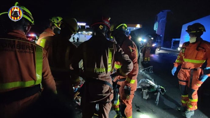 Tres dones moren en un accident de trànsit en l'A-7, a Benifaió (València)