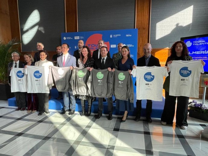 Apresentao da segunda etapa do Tour del Talento 2025 em Almeria.