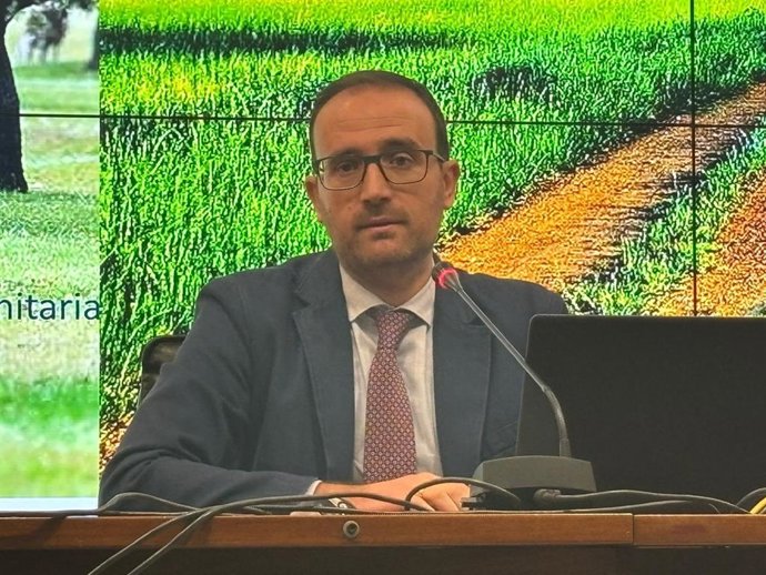 El director general de la PAC de la Junta de Extremadura, Juan Eloy Rodríguez
