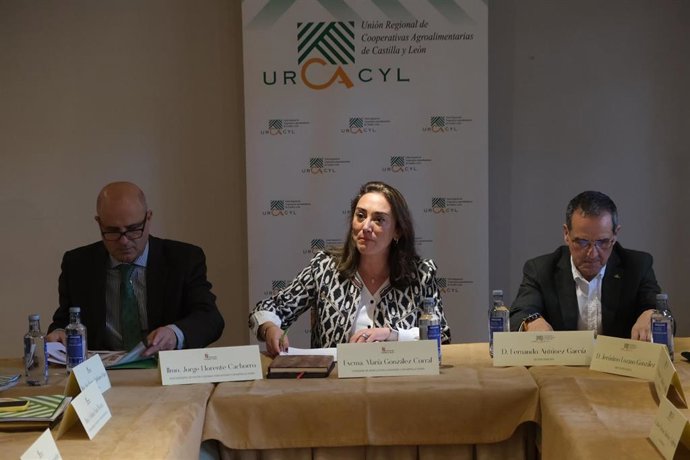 La consejera de Agricultura, Ganadería y Desarrollo Rural, María González Corral, preside la reunión del Comité de Cooperativismo