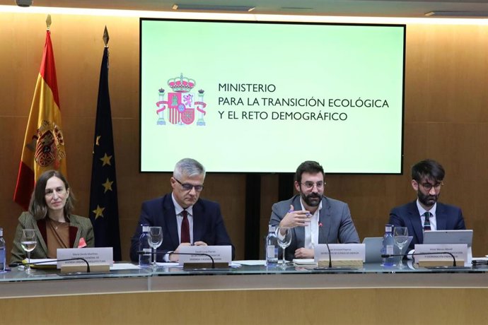 Los secretarios de Estado de Energía, Joan Groizard, y de Vivienda y Agenda Urbana, David Lucas, presiden reunión de la Plataforma Nacional de la Coalición Europea para la Financiación de la Eficiencia Energética