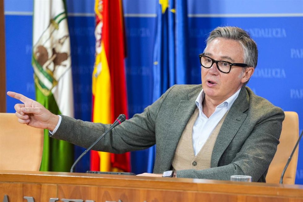 El portavoz del Grupo Parlamentario Vox, Manuel Gavira, en una imagen de archivo.