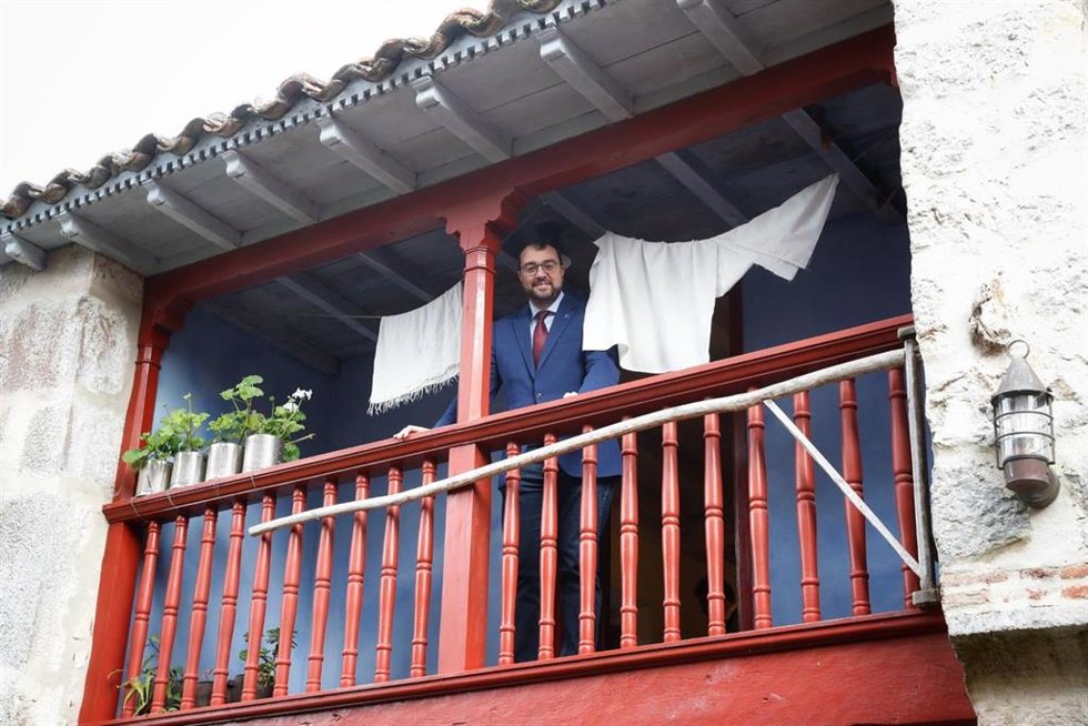 Adrián Barbón, en Llanes
