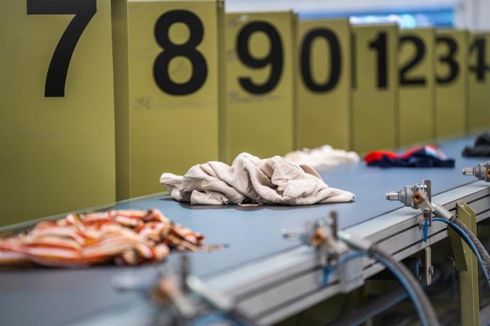 Piezas recicladas en la empresa Coleo que ha participado en el proyecto.