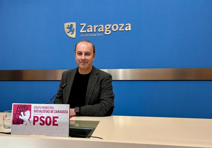 El concejal del grupo municipal del PSOE en el Ayuntamiento de Zaragoza, Chema Giral