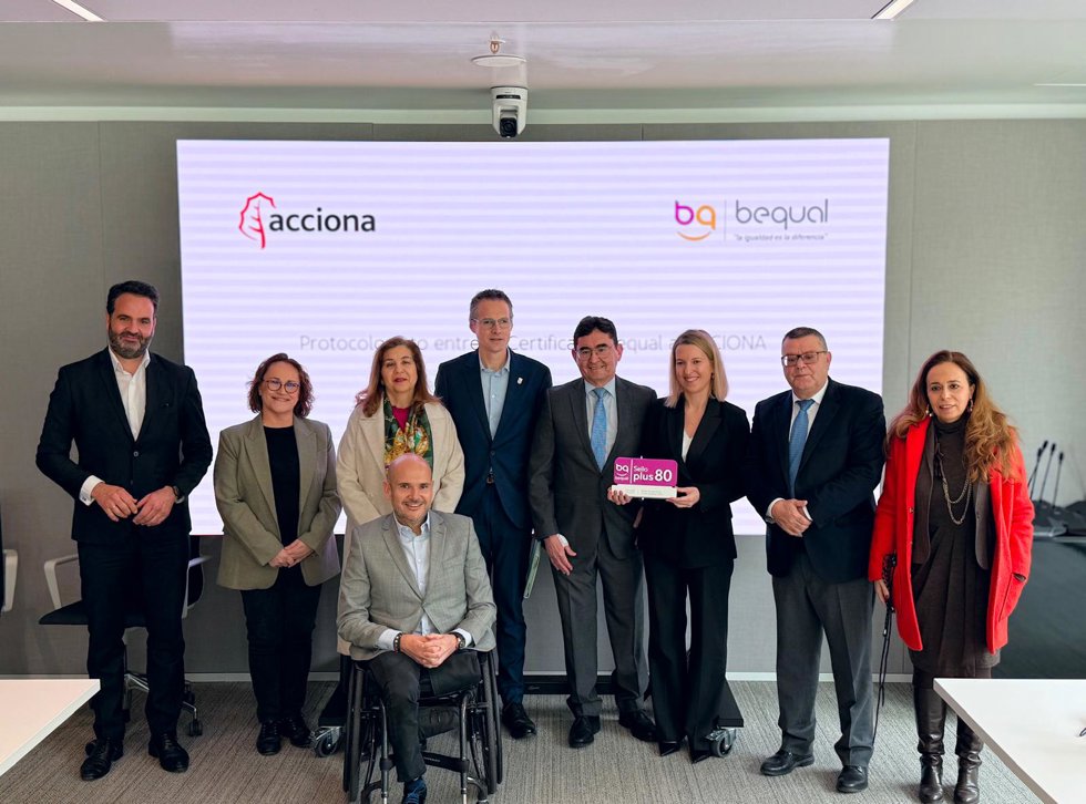 Entrega del sello Bequal a ACCIONA