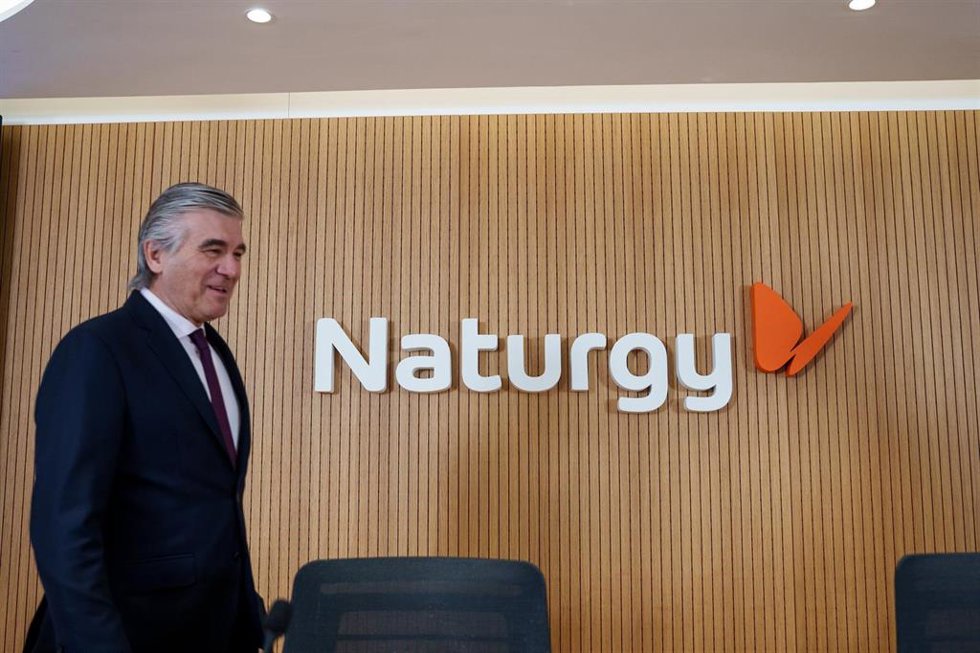 El presidente de Naturgy, Francisco Reynés, ofrece una rueda de prensa para presentar los resultados del 2024, en la sede de Naturgy, a 20 de febrero de 2025, en Madrid (España). Naturgy obtuvo un beneficio neto de 1.901 millones de euros en 2024, lo qu