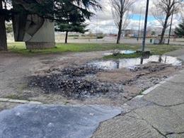 Estado de los aledaños del estadio José Zorrilla que denuncia la Federación de Peñas del Real Valladolid.