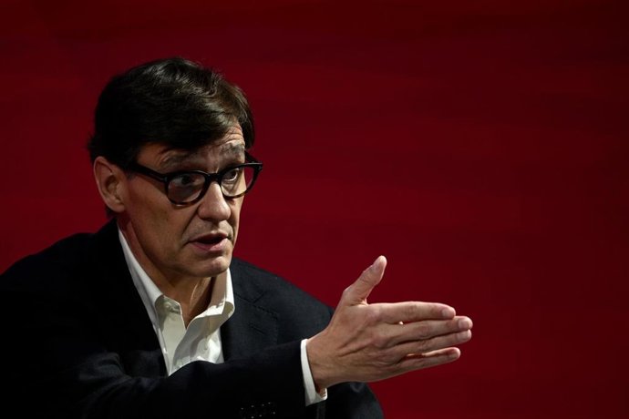 El president de la Generalitat de Catalunya y secretario general del PSC, Salvador Illa