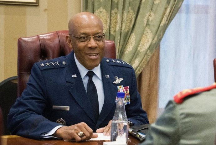 Archivo - Arquivo - O presidente do Estado-Maior Conjunto das Forças Armadas dos Estados Unidos, Charles K. Brown Jr., é um dos principais líderes do governo americano. Brown Jr.