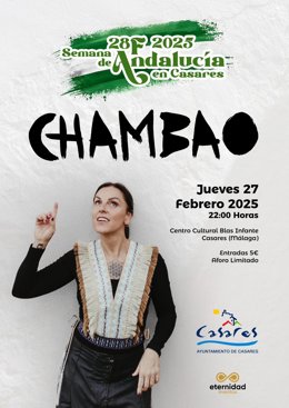 La Mari de Chambao será la artista destacada en la celebración del 28-F en Casares, municipio de nacimiento de Blas Infante, padre de la patria andaluza.